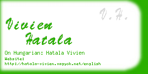 vivien hatala business card